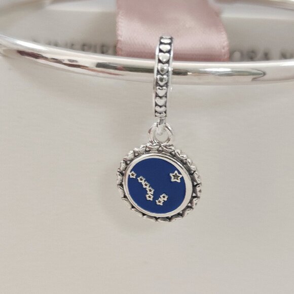 Pandora Alaska TOTEM & ALASKA FLAG Dangle Charm S925 Silver with box - Picture 4 of 7